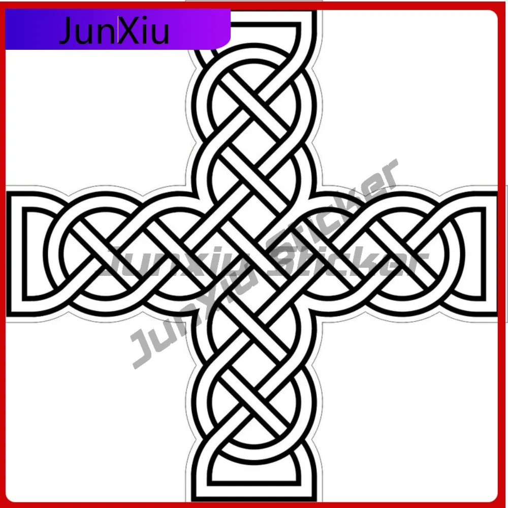 

Celtic Cross #09 Sticker Funny Cool Truck Wall Waterproof Car Styling Vinyl Decal For Car Truck SUV Window Bumper Laptop