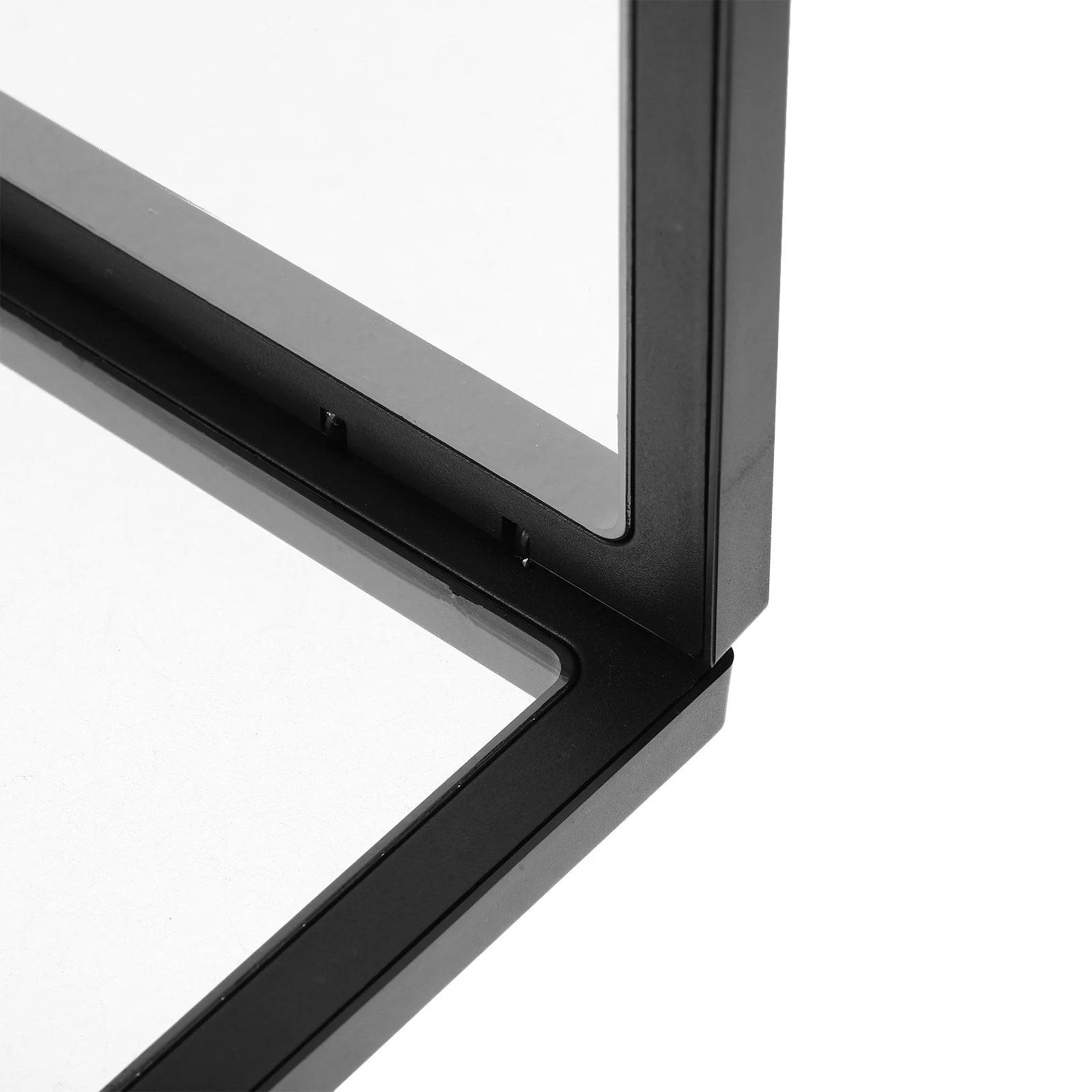 2 قطعة علبة عرض الشارة إطار عائم واضح ل دبوس ميدالية عملة تخزين المجوهرات صندوق شفاف صغير لعبة ديكور مكتب المنزل