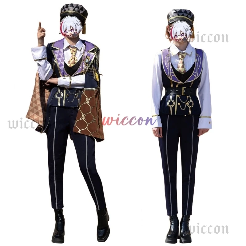 Topaz Cosplay Costume Game Honkai: Star Rail Honkai Ten Stoneheart Cosplay Wig Halloween Topaz Costume Plus Size