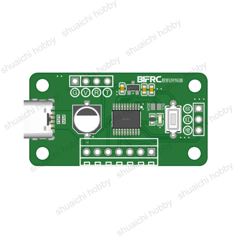 Controlador de disparador Servo de un solo canal, módulo de Control de engranaje de dirección con luz indicadora de estado LED para piezas de barco trepador de control remoto, 1 Uds.