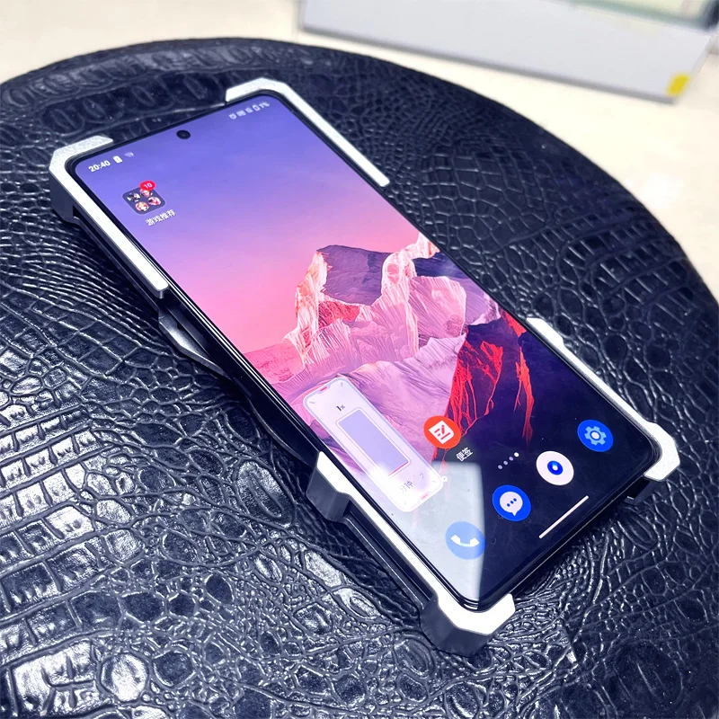 

Zimon Luxury Armor Metal Aluminum Phone Bumper For Asus Zenfone 10 9 12 11 Ultra Cover Mechanical Purely Handmade Skull Case