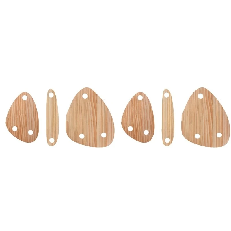 Meilleure Vente : Plateau de Service pour Bouteilles de Vin (6 Pièces), Planche à Charcuterie Plate en Bois, Plateau Flottant pour Fromages de Fête