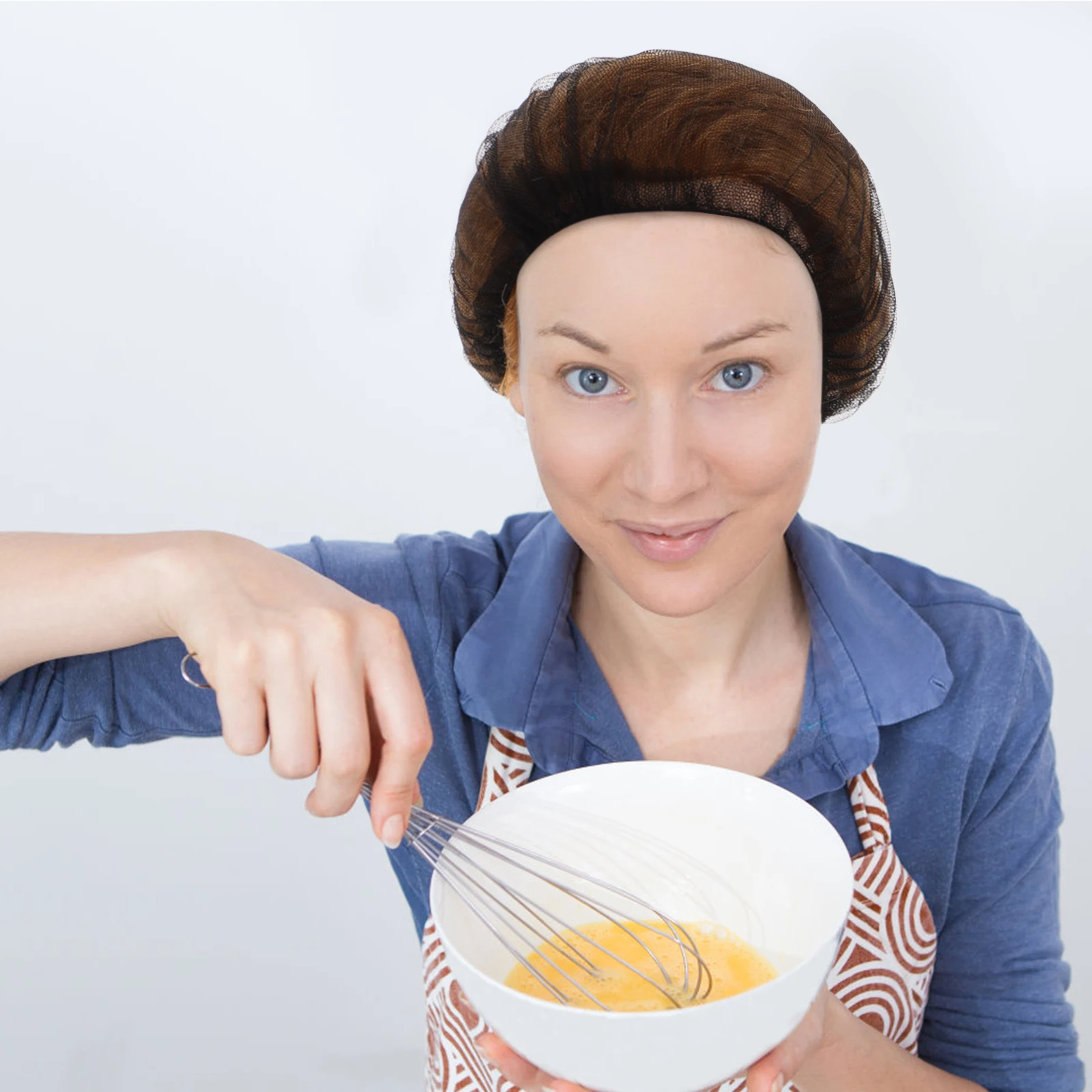 

50 шт., эластичная нейлоновая сетка, дышащая сетка для предотвращения потерь, для кухни, больницы, салона, для использования, для машинной стирки, одноразовые сетки для волос для