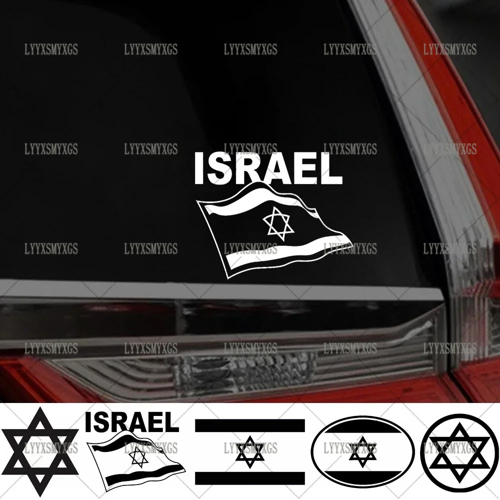 

Self-Adhesive Custom Personalized Flag of Israel Car Stickers Waterproof Sunscreen Vinyl Decal PVC Wholesale Decoration
