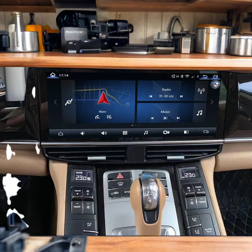 Android Auto Stere Radio GPS Navigation DSP CD Player Portable Car Multimedia Recorder DVD Player For Porsche Panamera 2009-2017