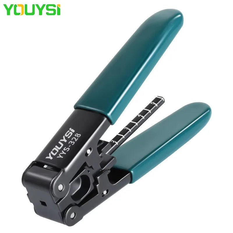 YOUYSI YYS-328 High quality Optical Fiber Wire Stripper FTTH Cable Wire Stripper Plier Cutting Stripping Peeling Plier