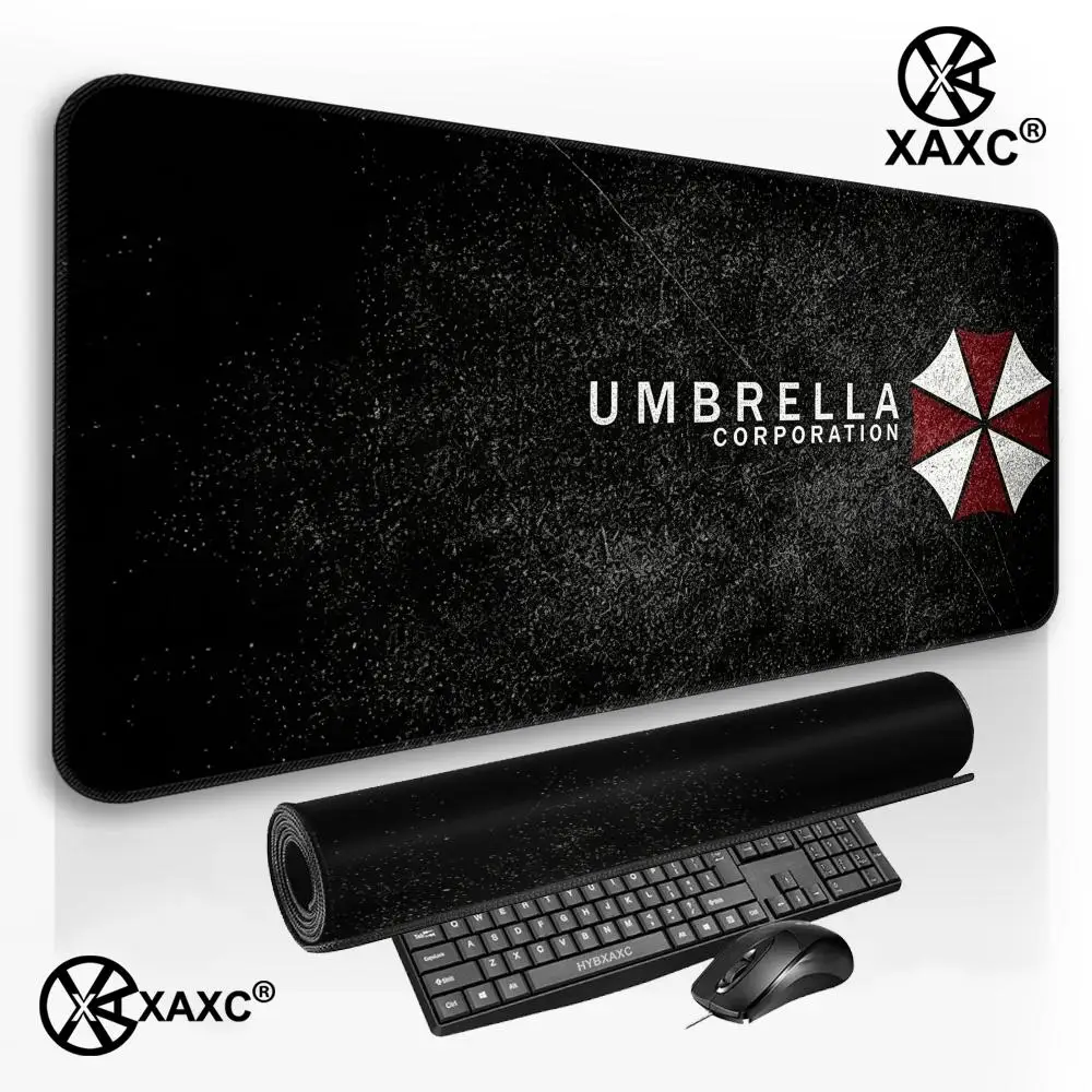 

Playful Umbrella Mouse Pad Large Computer Office Game Table Mat HYBXXC Rubber Anti-slip Stitched Edges Keyboard Mat Long Pad