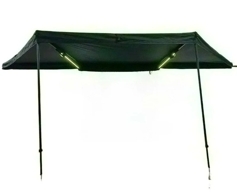 

Отдельно стоящий походный тент заводского производства 2 м/2,5 м 180 270 ° 360-градусный автомобильный боковой тент, палатка для защиты от солнца на крыше автомобиля