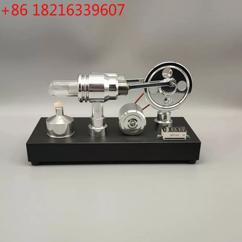 YAO Stirling Engine Model Alcohol Generator,External Combustion,Thermal Power Thermal Energy Machine,Physical Thermodynamics Exp