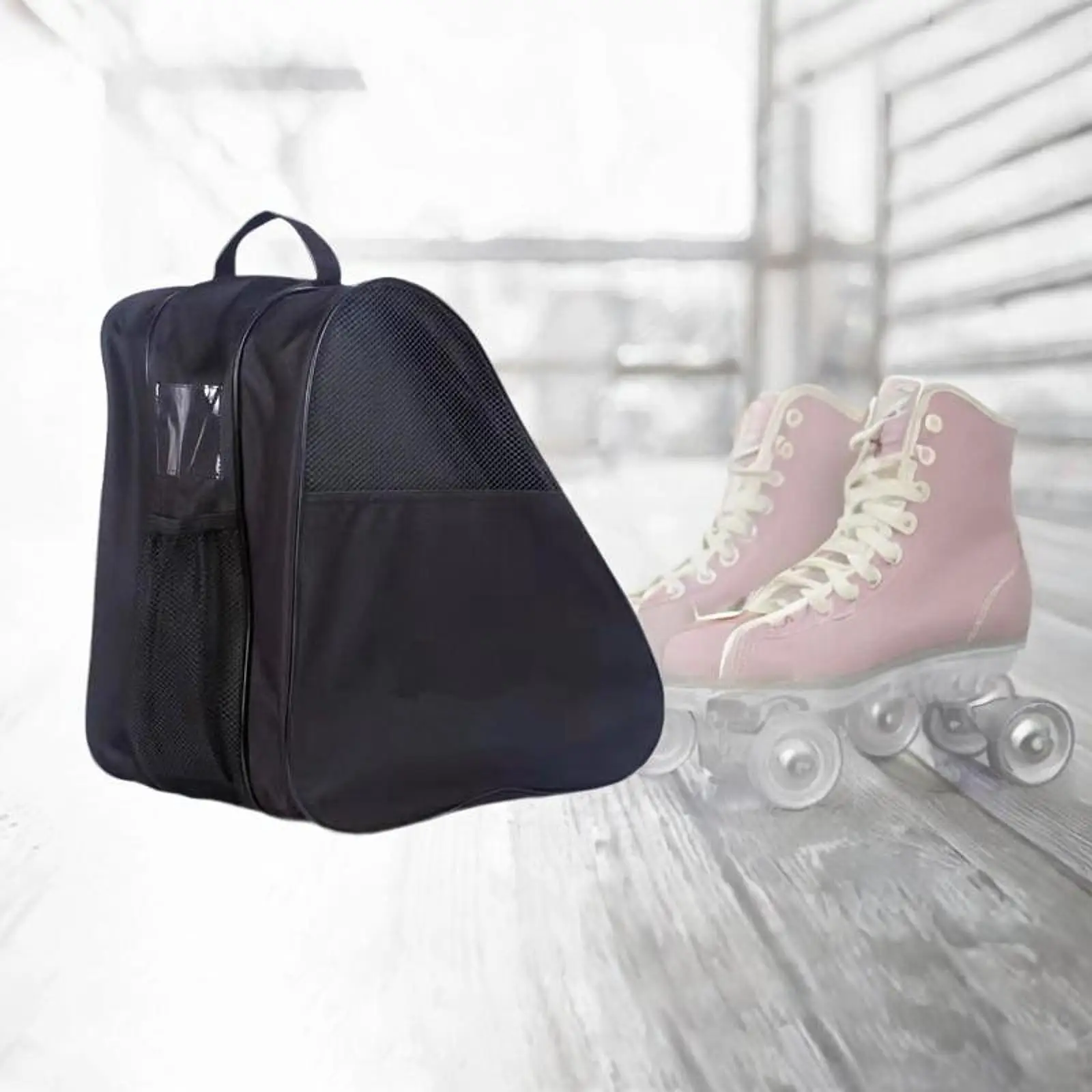 Inline Skates Storage Bag Durable Oxford Cloth Multifunctional Pack for Roller Skate Shoes Girls Boys Teens