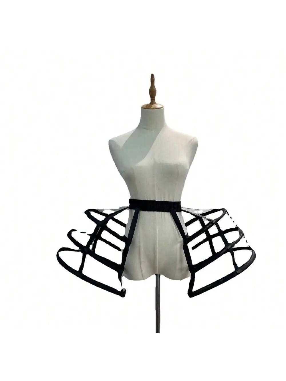 ثوب نسائي صخب الأطواق لوليتا كرينولين تنورة اكسسوارات الزفاف الزفاف #3