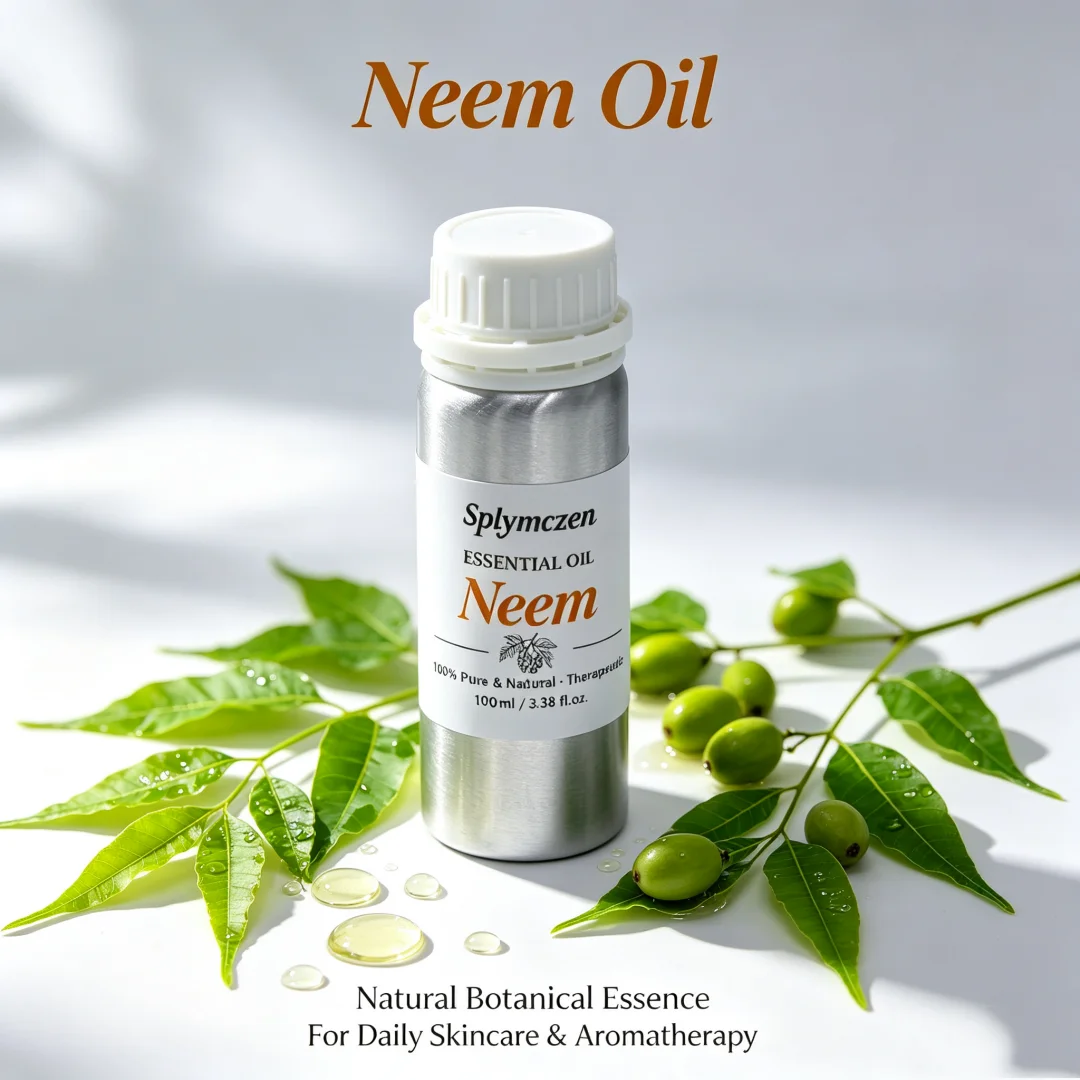 100ml Undiluted Natural Neem Oil, Plant Based Fragrance Oil For Reed Diffuser, Indoor Home Aromatherapy, Room Air Freshener