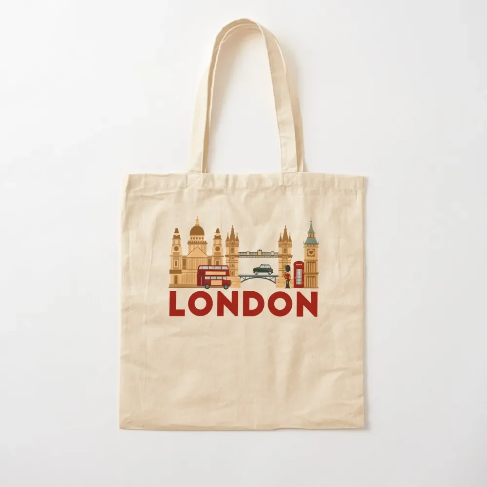 London Bridge United Kingdom Pride British Souvenir UK Big Ben Gift Tote Bag Cloth bag eco bag folding