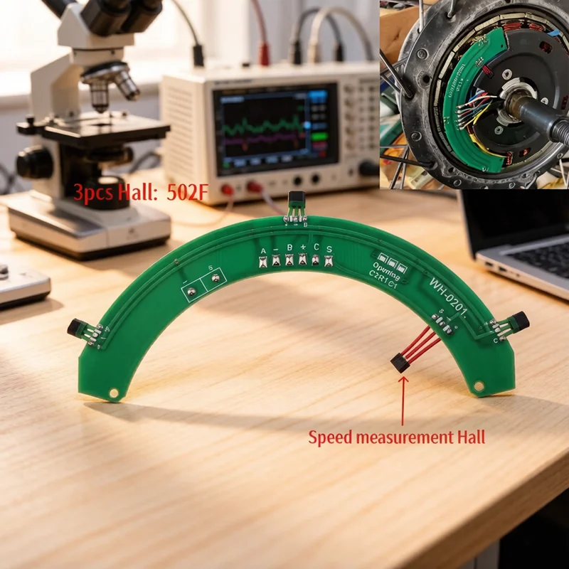 

НОВИНКА 2026: 1 шт. 502F 3144 Высокоточные датчики Холла с датчиком оборотов для контроллера печатной платы электровелосипеда, запасные части для электровелосипедов