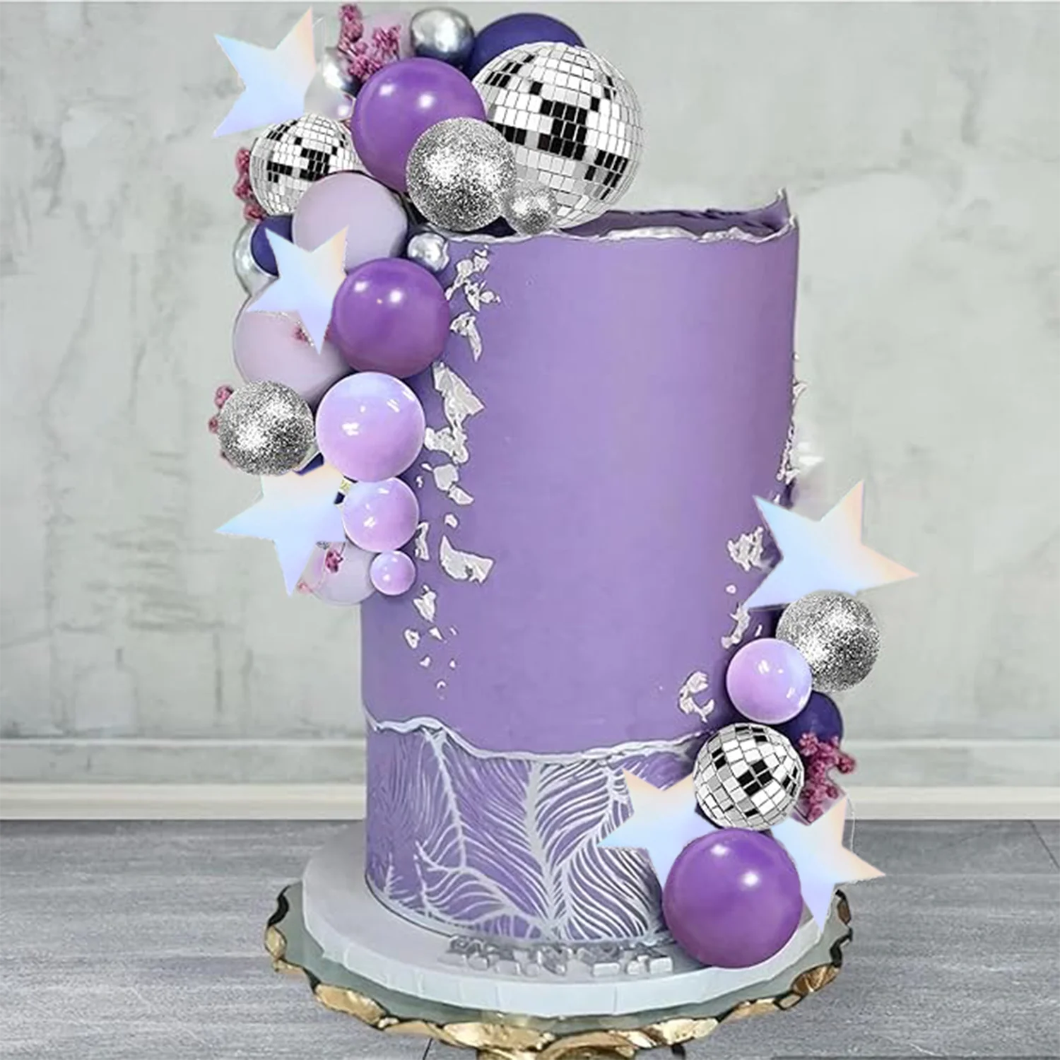 Purple Disco Ball M…