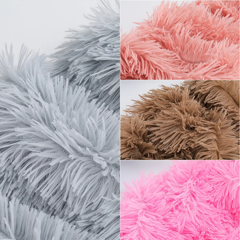 

High Quality 40pv Plush Haipai Velvet Home Textiles Throw Pillow Carpet Fabric Kennel Cat Litter Fabric