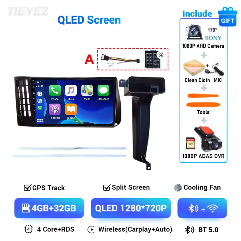 Android 15 voor VW Volkswagen Golf 3 1992-1993 2K Carplay autoradio multimediaspeler navigatie stereo GPS 4G WIFI BT DSP