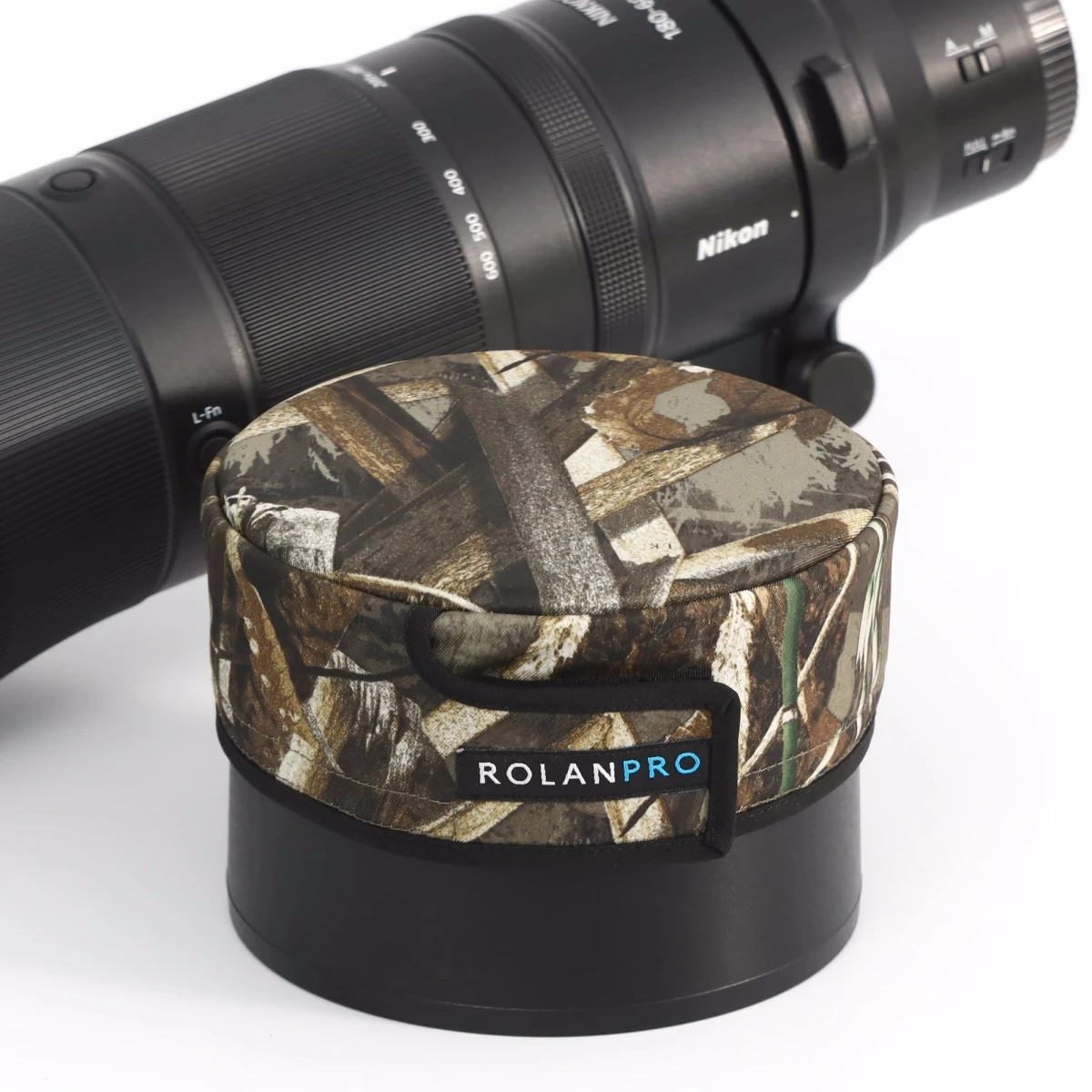 ROLANPRO Objektivmantel für Nikon Z 180–600 mm F/5,6–6,3 VR, wasserdichte Schutzhülle, Tarnung, Regenschutz, Z180–600 Pistolenhülse – Detail 22
