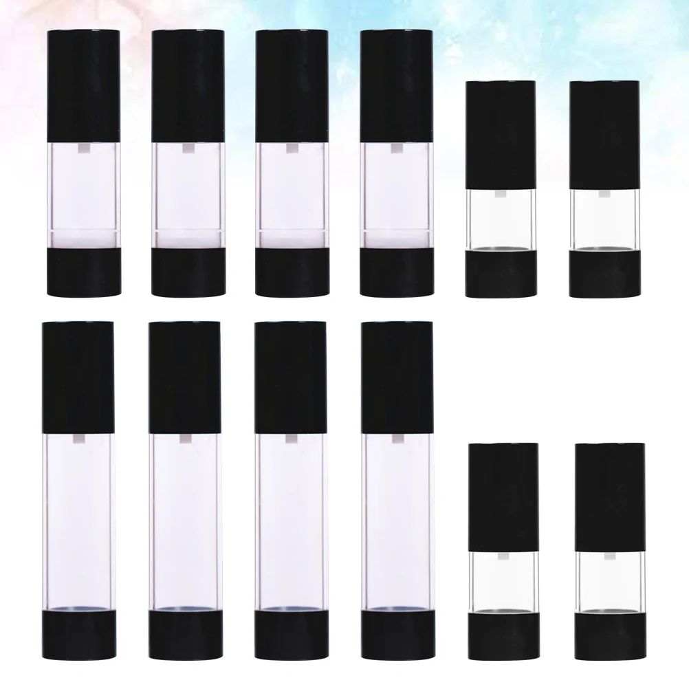

12pcs Portable Lotion Dispenser Emulsion Bottle Vacuum Travel Container For Shampoo Cream Liquid Subpackagingreusable