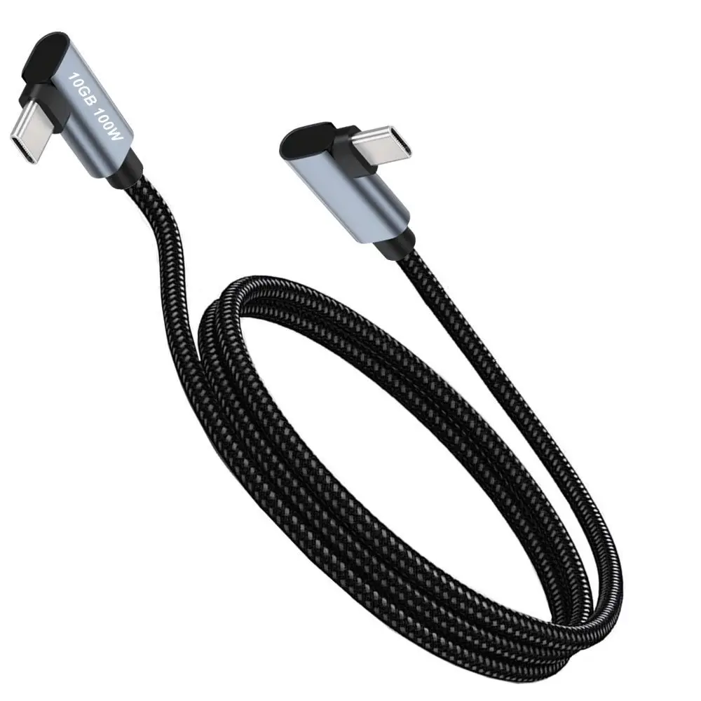 外部データケーブルタイプc,10GB,4k,60hz,d100w,オスからオスUSB-C3.2gen2,高速