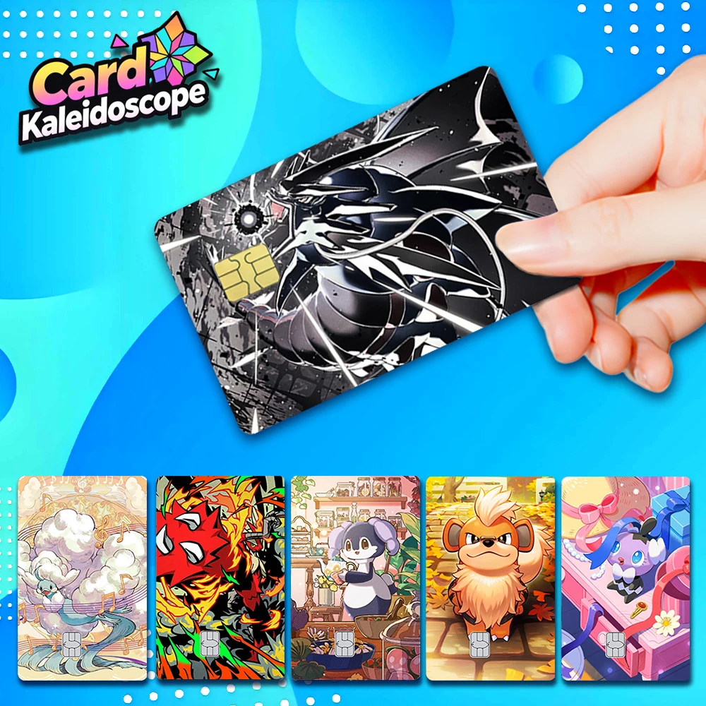 

【S17】 Иллюстрация карточки PTCG Pocket Card ‌ Серия наклеек-скинов для кредитных карт с изображением покемонов для VISA, JCB и других IC-карт