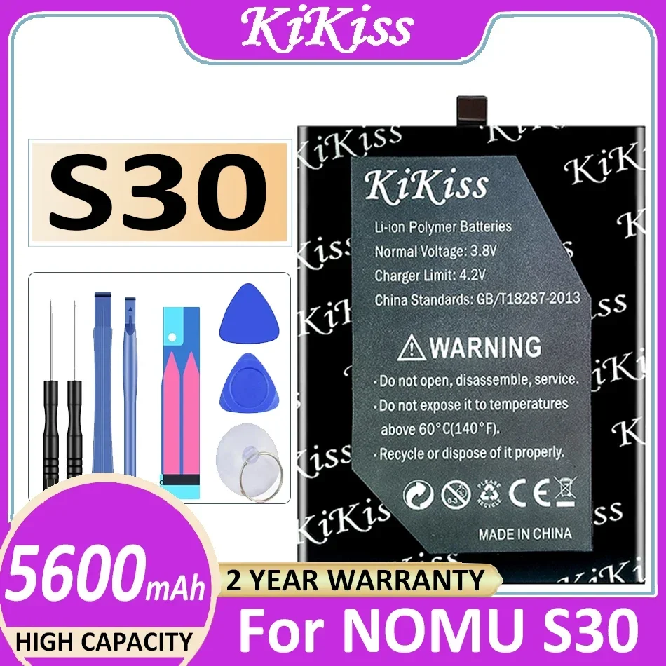 

Аккумулятор KiKiss 5600 мАч для NOMU S30 S 30 Bateria