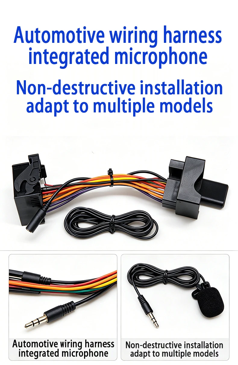Bluetooth 5.0 Musik-Audio-Adapter-Mikrofonkabel für Mercedes-Benz W169 W245 W203 W209 W164 X164 W251 W221 R230 CD20 30 – Detail 1
