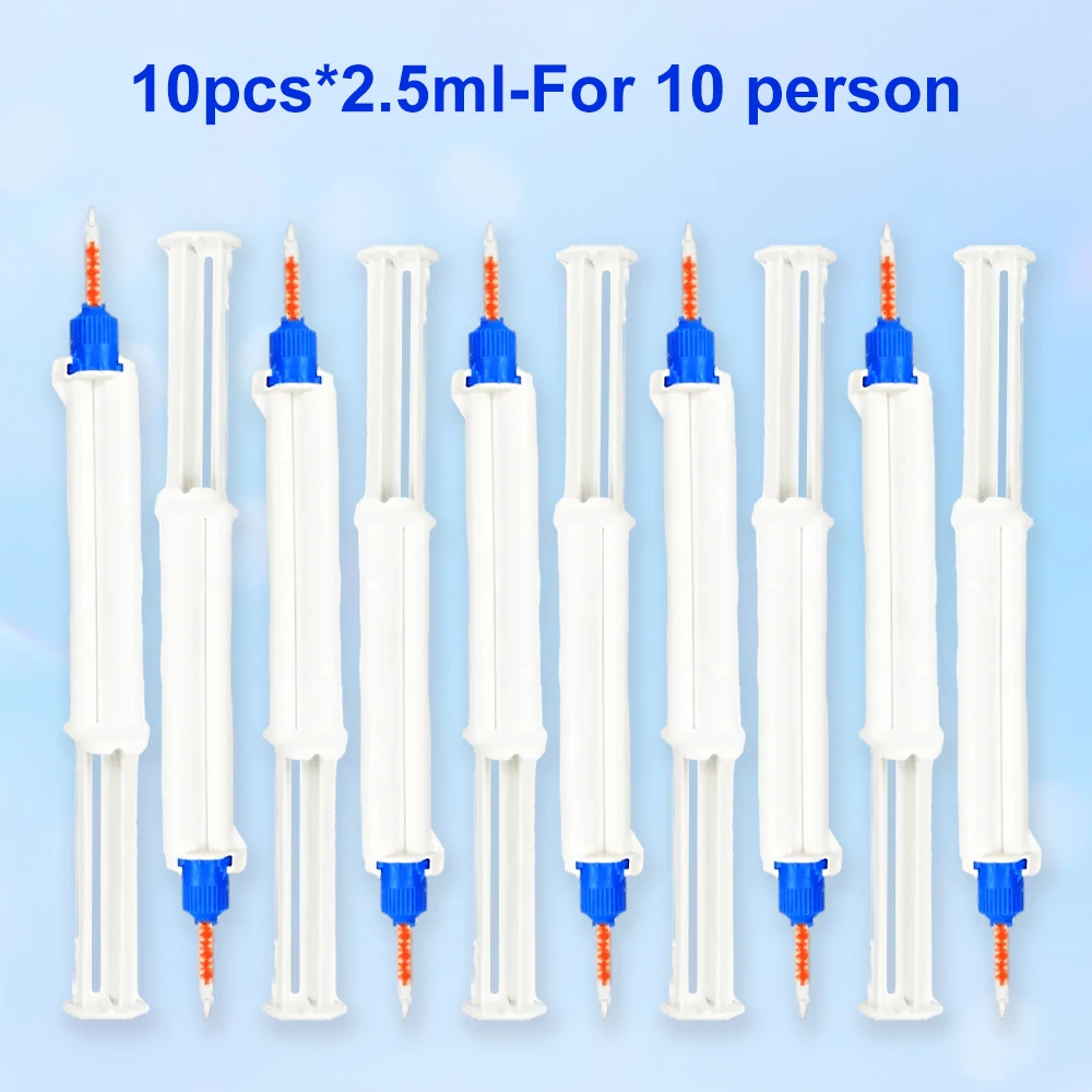 10 Pieces /5pcs /1pcs Dual Barrel Syringe Teeth Whitening Gel Double Barrier Dental Supplies Bleach Tooth Whitener Gel