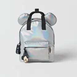 Bolso de hombro de dibujos animados de Disney para niñas, mochila escolar encantadora de Mickey Mouse, regalo para niños de guardería, nuevo