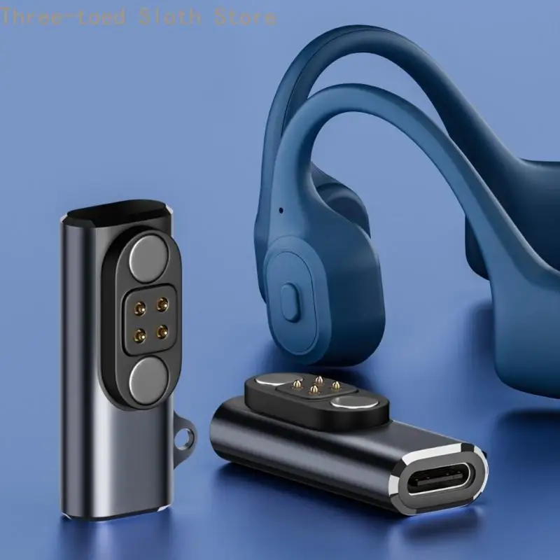 Ladeadapter für Bone Conductions-Kopfhörer Typ C auf 4-Pin-Konverter E74A – Detail 10