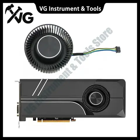New For 65MM 4PIN PLB06625B12HH 1080 Gpu Fan ASUS Turbo Gtx 1060/1070/1070ti/1080ti Videokaart Cooling Fan