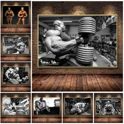 Bodybuilder Star Ronnie Coleman GYM Muscle Strong Man Poster Prints Wall Art Canvas Painting Picture Photo Gift Room