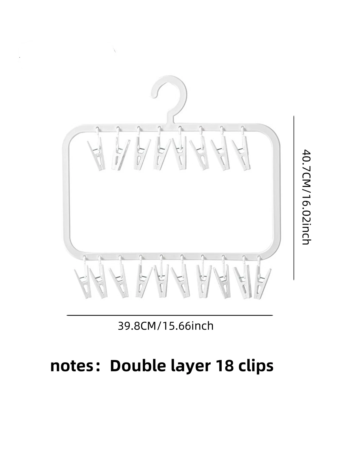 Podwójne 18 klipsów wieszaki dziecięce szafa domowa przechowywanie artefakt skarpetki dziecięce klipsy do suszenia wielofunkcyjne suszenie ubrań dla