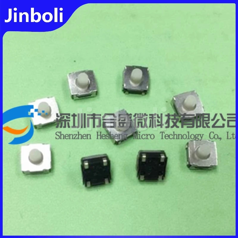 10PCS New Original SMD 6*6*5.1 Soft Rubber Foot Waterproof Tactile Tact Push Button Switch Button