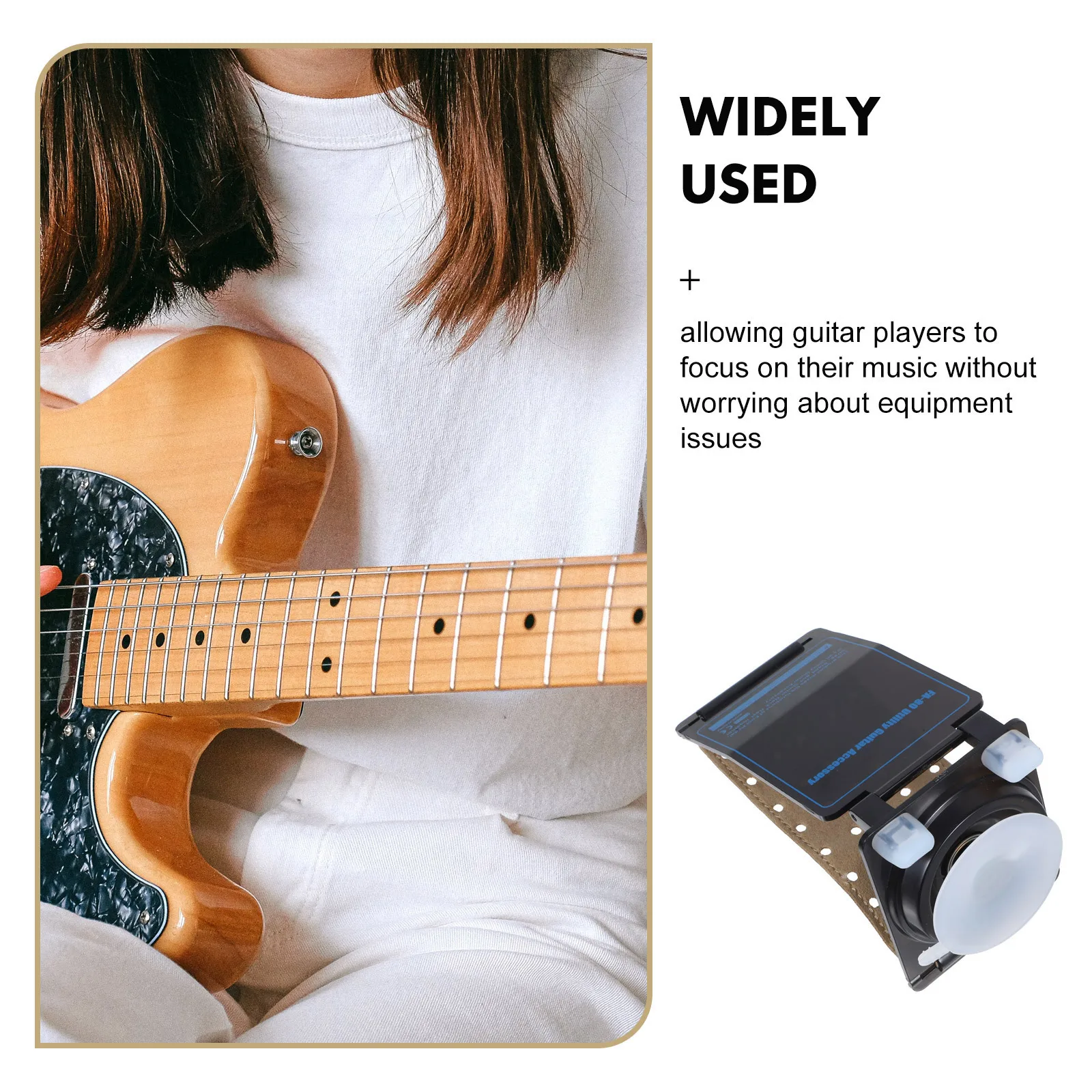 

Acrylic Guitar Foot Pad Suction Cup Black Stable Footrest Stand for Classical Folk Guitar Comfortable Long Practice Support