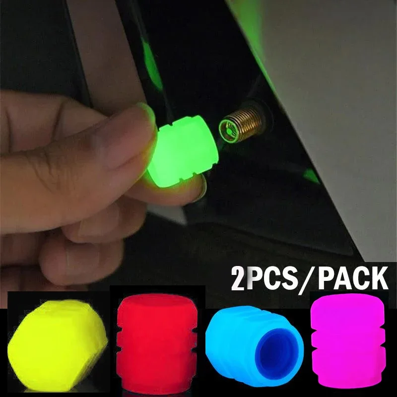 Luminous Night Glowing Absorb Light Motorcycle Wheel Valve Caps For Z900 Gilera Runner Fz1 Benelli Trk 502 Cf Motorcycle 800 Mt