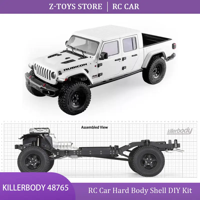 1/10 Killerbody 48765 RC Car Hard Body Shell DIY Kit For Mercury Crawler Chassis 48760 Off Road Climbing Vehicle