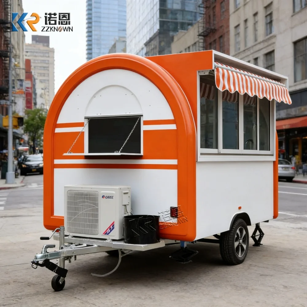 

Мини-фургон для продажи кофе, мороженого, соков, пиццы и бургеров с полной кухней для коммерческой уличной торговли