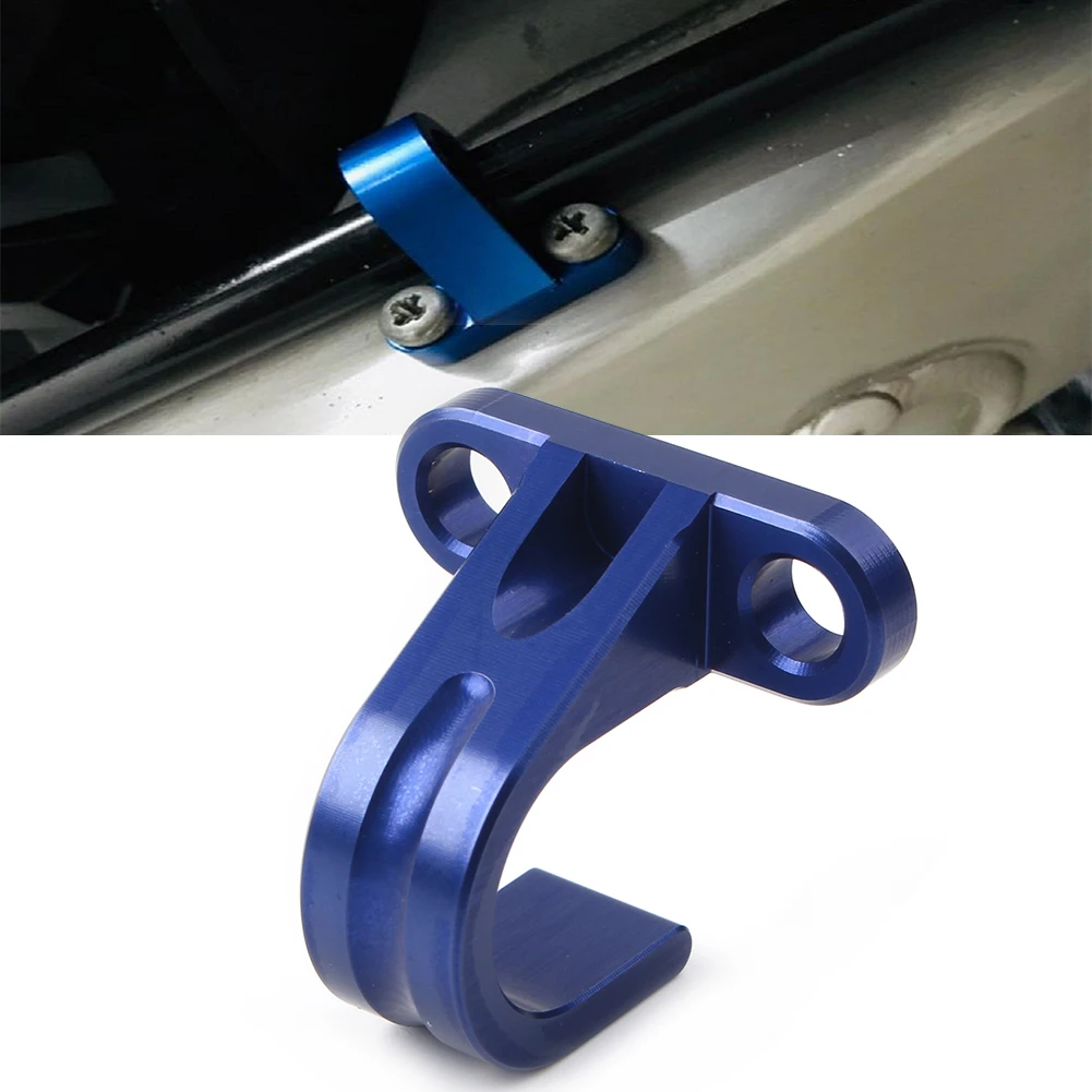 Blue Motorbike Rear Brake Line Hose Snap Clamp for Yamaha YZ 80 85 236 250 250F 426F WR250/500/400F/426F Aluminum