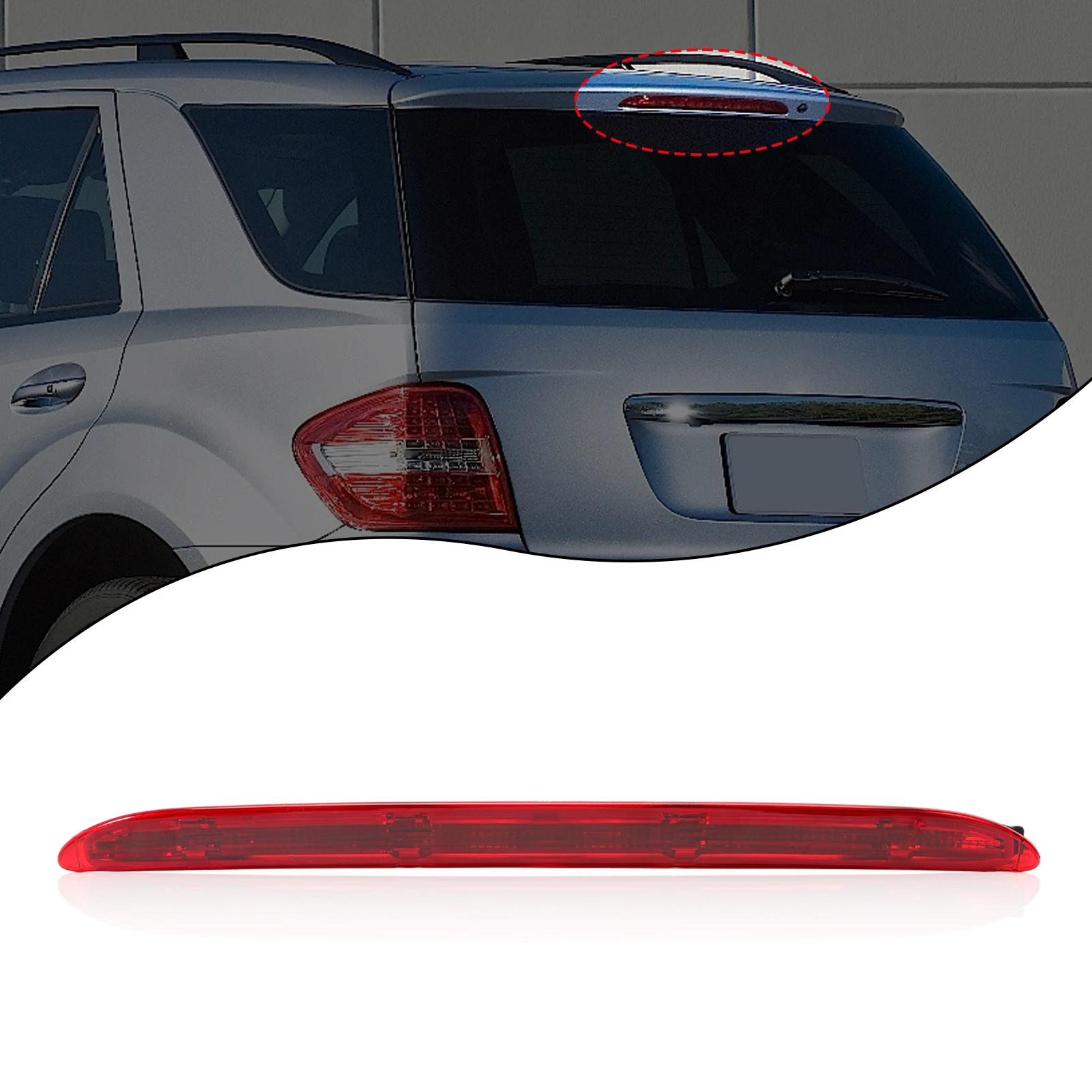 

Стоп-сигнал Задний фонарь A 1648201056 Третий стоп-сигнал автомобиля для W164 ML Class 2005-2011