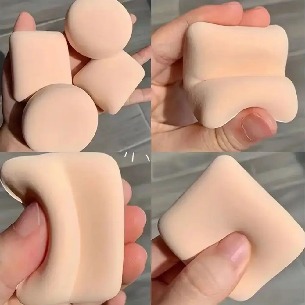 

Triangle Round Rectangle Shaped Air Cushion Powder Puff Long-lasting Oil Control Finger Puff Reusable Dry And Wet Dual Use