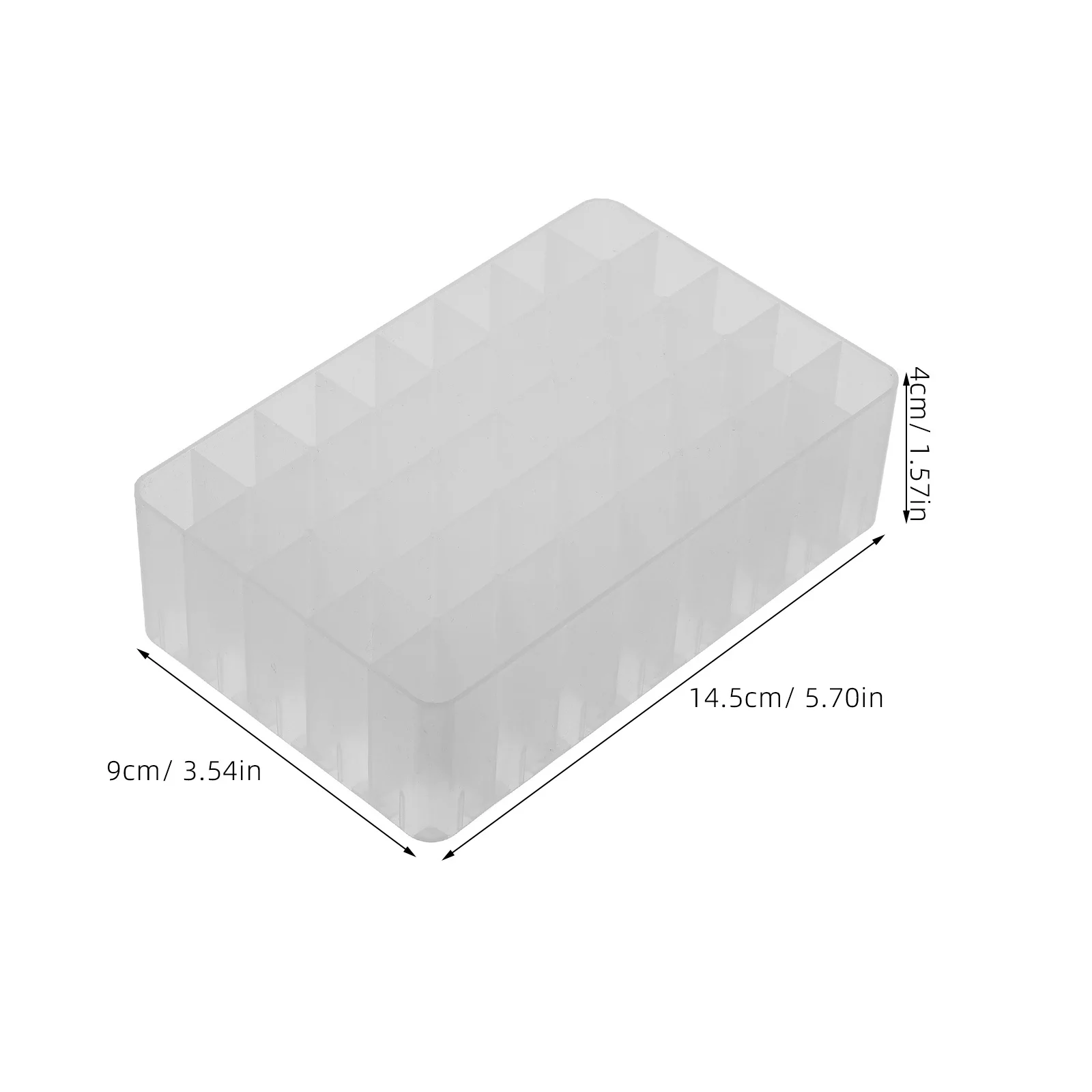 4 Buah Tempat Pena Mark Pen Bahan PP 40 Slot Organizer Alat Tulis Meja Kotak Pena Plastik Tempat Pena Mark Pen