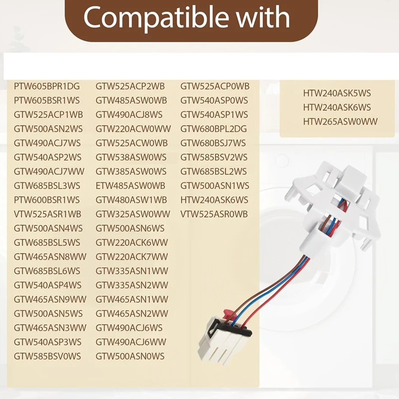 WH03X32158 WH12X26330 Датчик скорости стиральной машины, совместимая машина, заменяет WH12X25294 PS 16619248   АП 7020336   EAP 166192