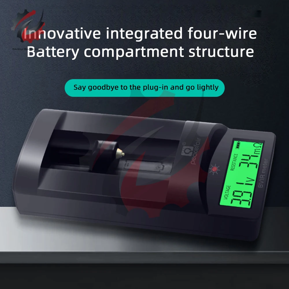 PZEM-010 Battery Resistance Tester Voltage Meter 0-999mΩ Universal 18650 Lithium Batter AA Detection Analyzer Digital Display