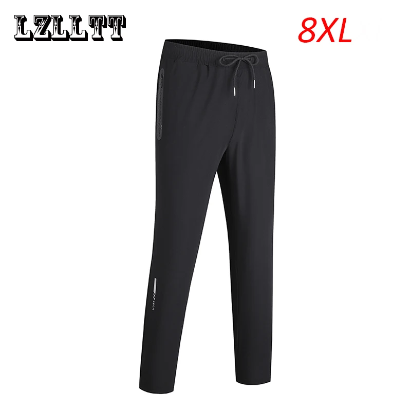 

Summer Men Quick Dry Breathable Cool Joggers Pants Mens Casual Sport Fitness Outdoor Pants Men’s Pant Trouser Male Plus Size 8XL