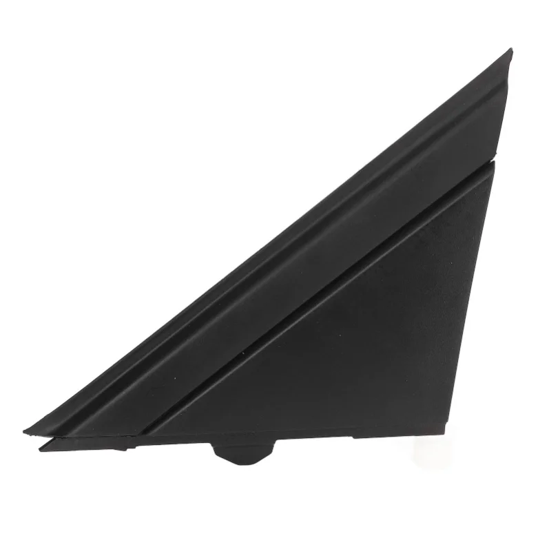 

Pair Door Mirror Flag Cover 1SH17KX7AA Left Right Black Decoration Replacement For FIAT 500 2012-2017