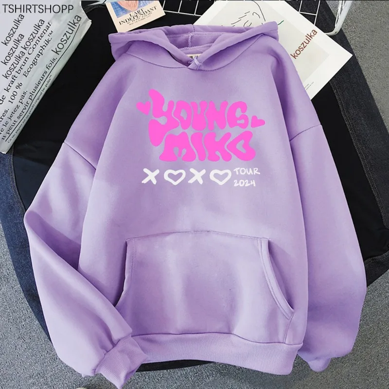 يونغ ميكو أط هوديي جديد الرجال الموضة Harajuku الجمالية هوديس موضة مطبوعة الجرافيك بلوزات قناع السترة ملابس رياضية