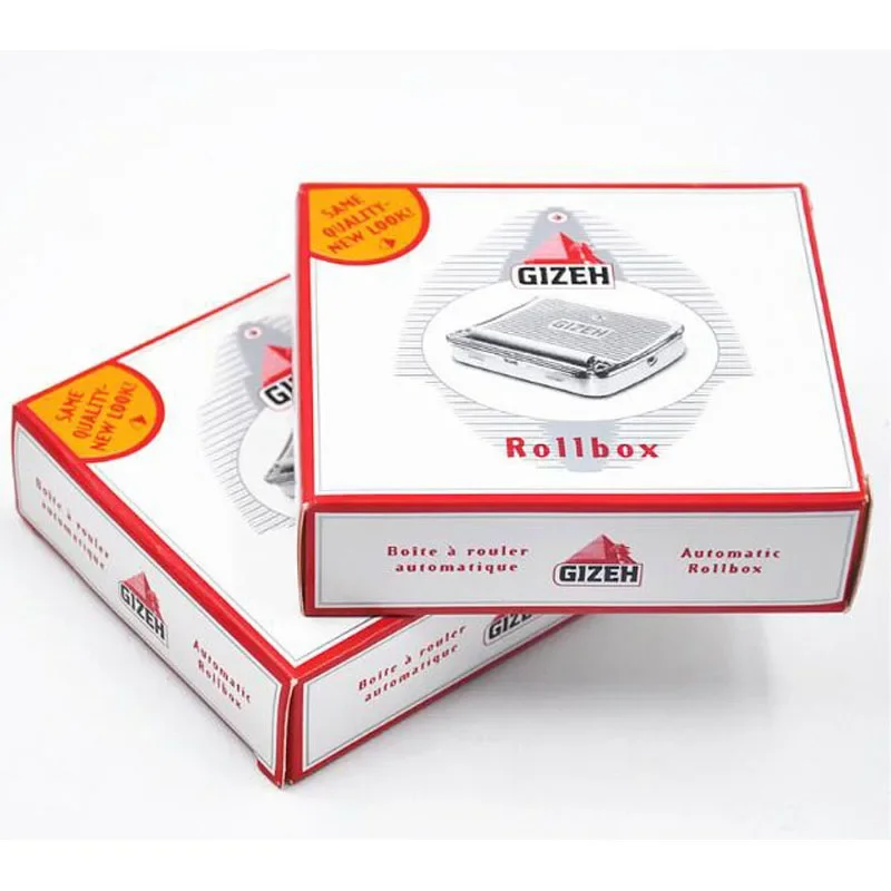 Cigarette Rolling Machine Box Case Suit for 70mm Tobacco Rolling Papers Roller Machine Metal Automatic Cigarette Maker Drop Ship