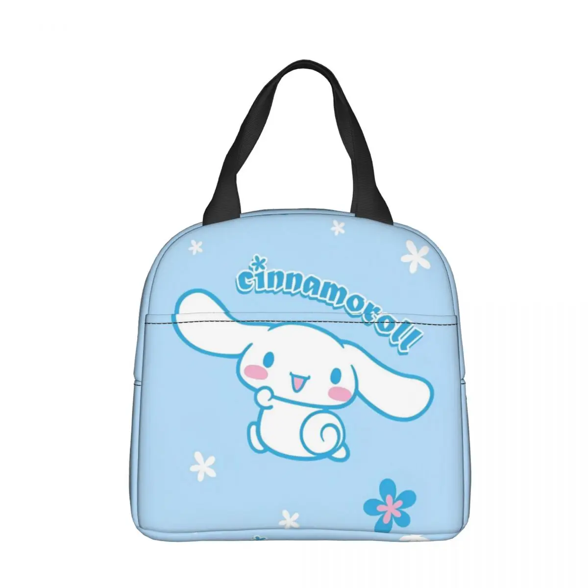 Sanrio Cinnamoroll Cute Cartoon Insulated Lunch Bags Leakproof Meal Container Thermal Bag Lunch Box Tote College Picnic Girl Boy