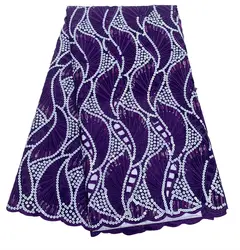 Embroidery Handcut French Lace High Quality African Organza Lace Tulle Mesh Fabric Nigerian Dubai Traditional Occasional Wear